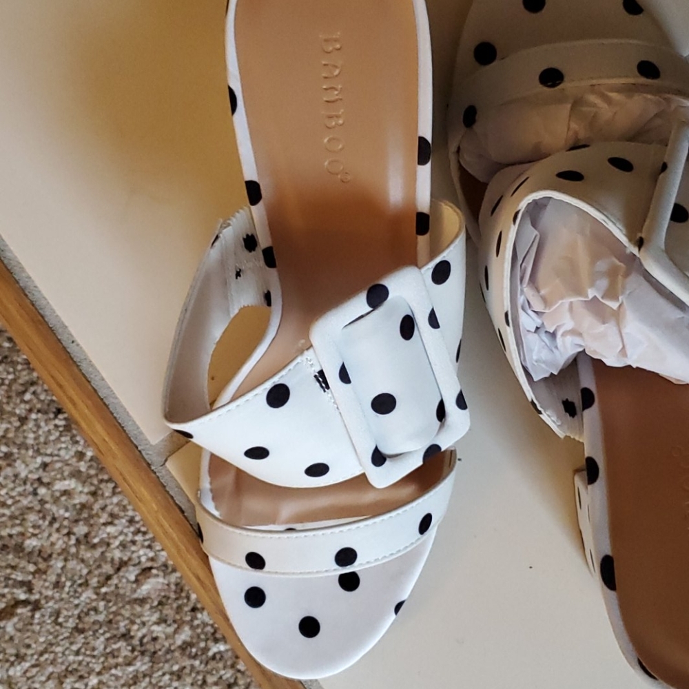 Sandals for a polka dot girl!!